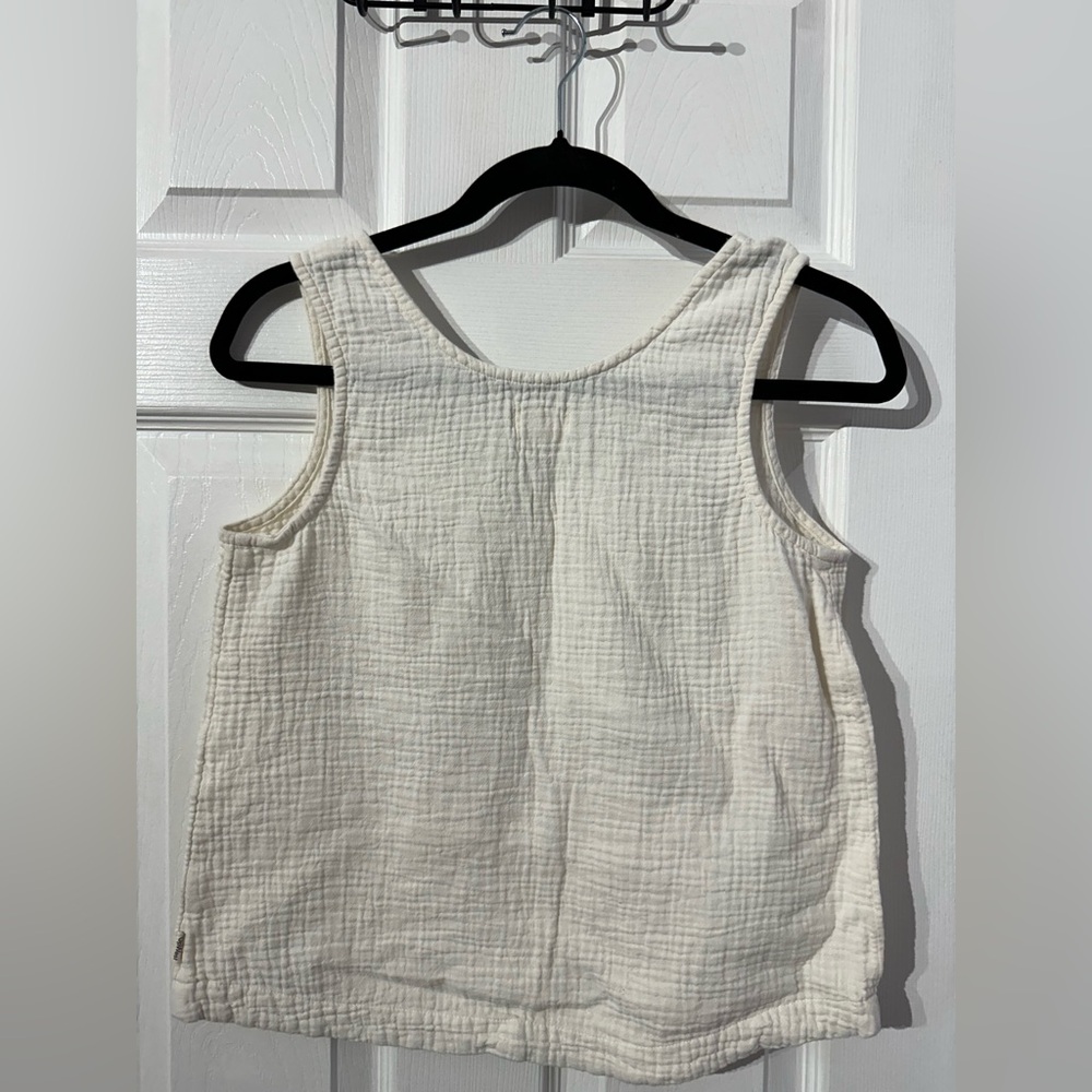 UpWest Cream Boxy Tank Top (XS) - Picture 13 of 16